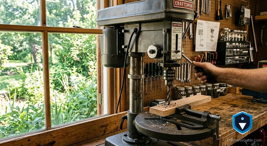 Craftsman 17-Inch Drill Press 1-1/2 HP: Specs, Capacity, Parts, and Owner Notes